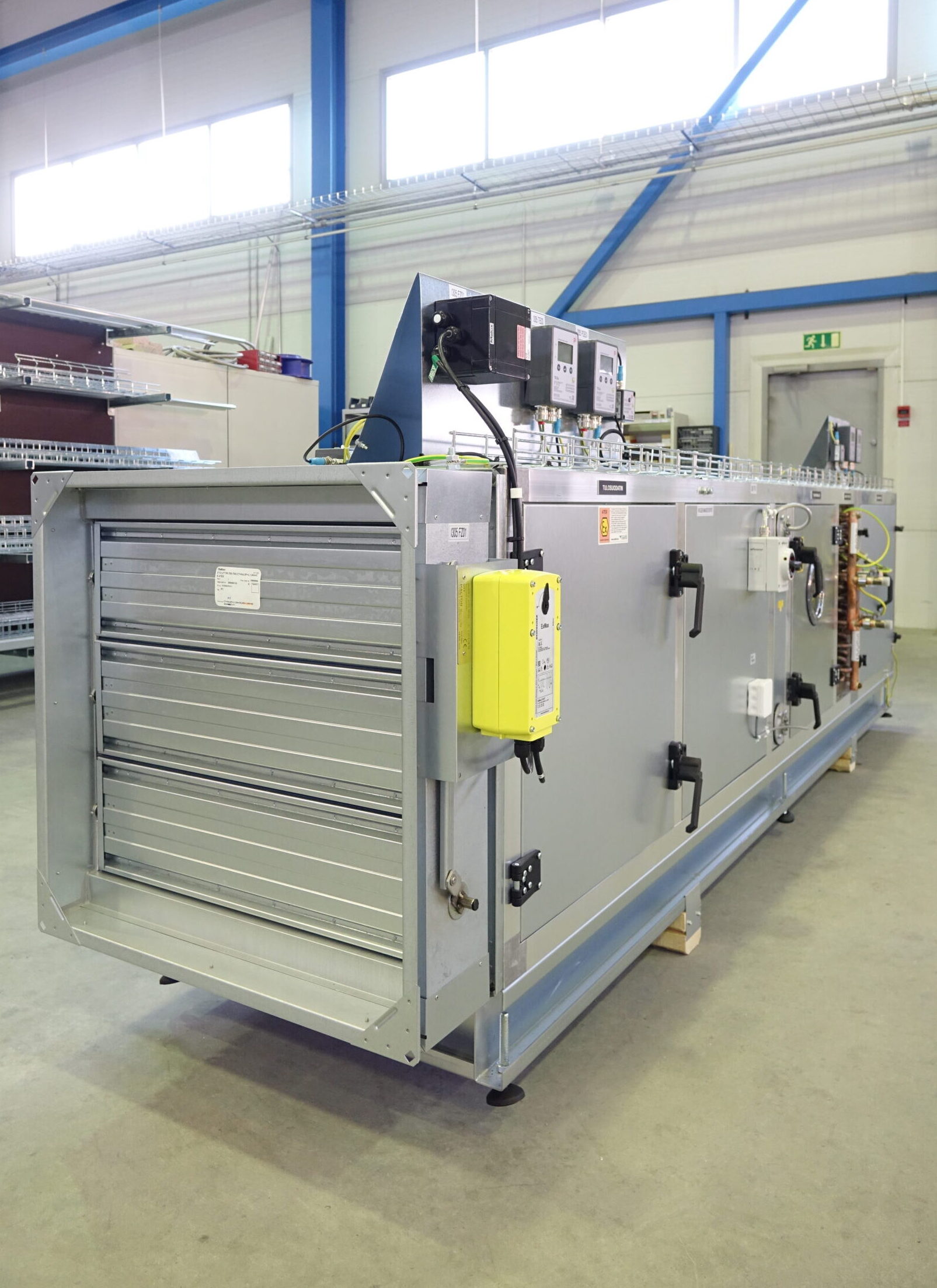 Nrep Aerosolivaraston ATEX-ilmanvaihtokone Ex-luokituksella Ex II 2G IIB T4