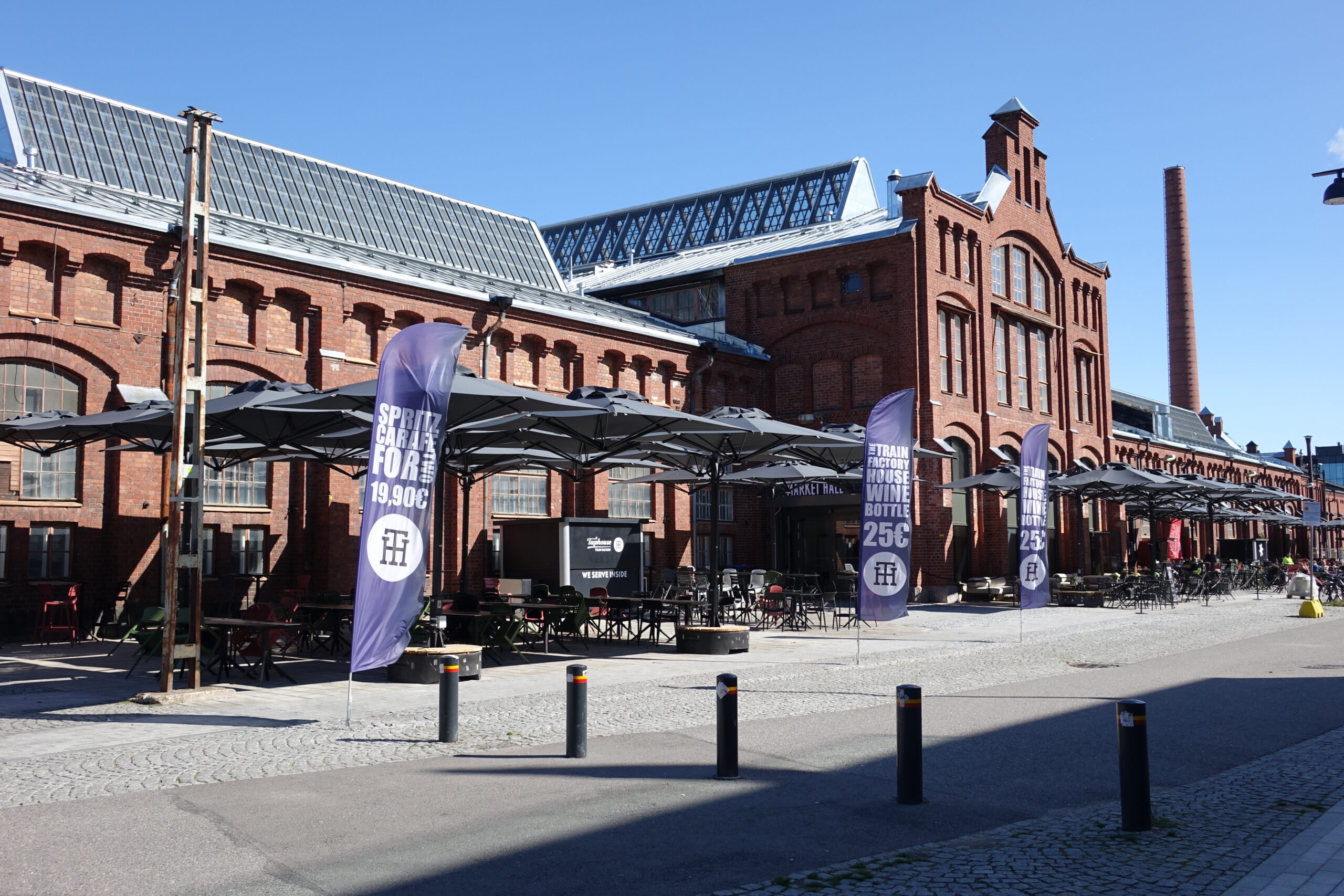 Pasilan Konepaja Market Hall paloeristeryt ilmanvaihtokoneet