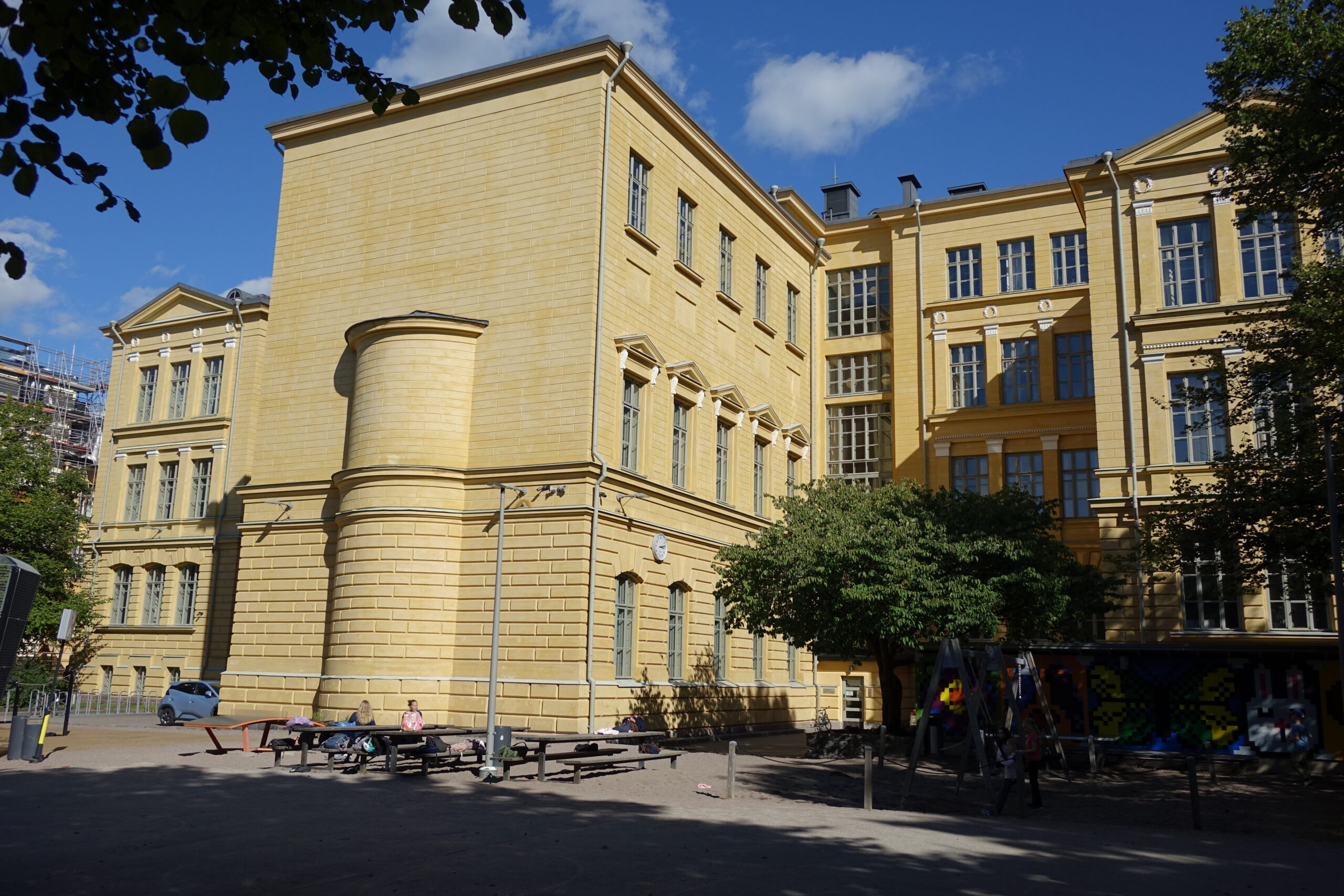 Grundskola Norsen saneeraus paloeristyt ilmanvaihtokojeet